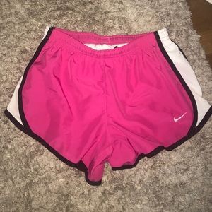 Pink Nike shorts